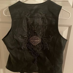 Harley Davidson women’s leather vest